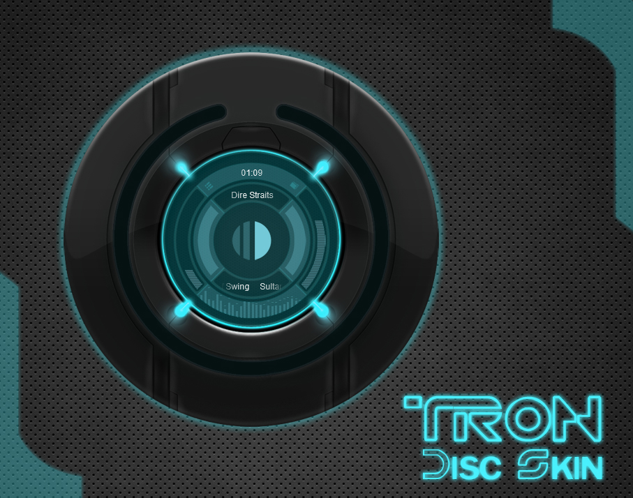 Tron disc skin